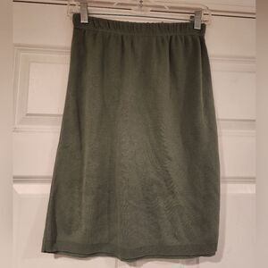 Avalin vintage stretchy green skirt S